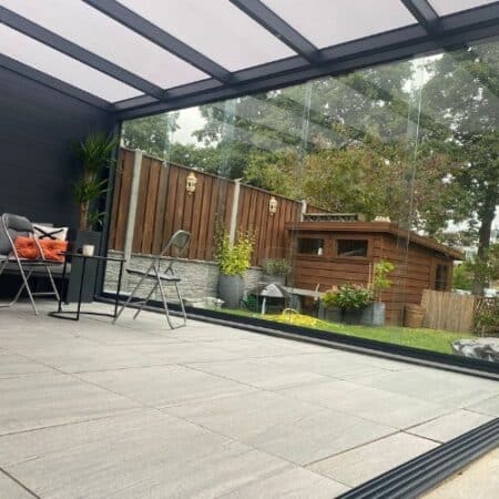 Veranda Glaswand Excellent