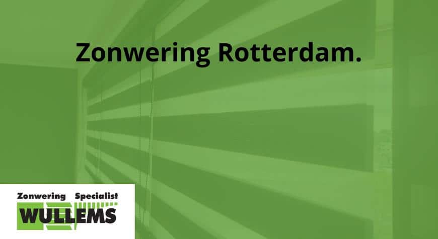 zonwering kopen rotterdam