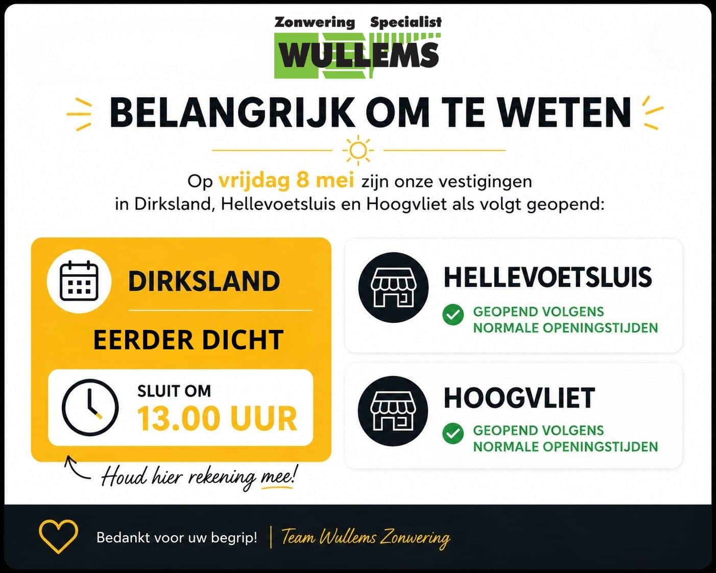 wullems dirksland gesloten